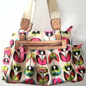 Lily Bloom purse Tulips designs hand bag